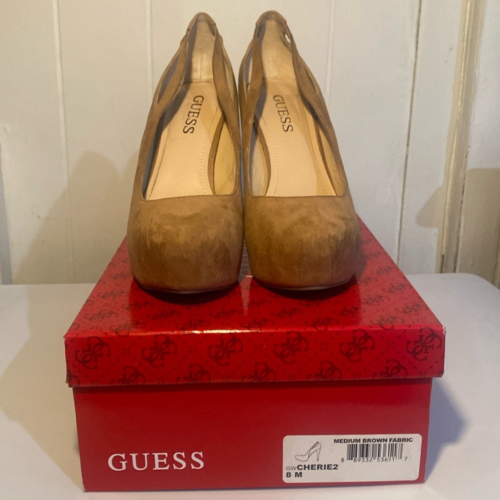 Guess Tan Pumps Size 8